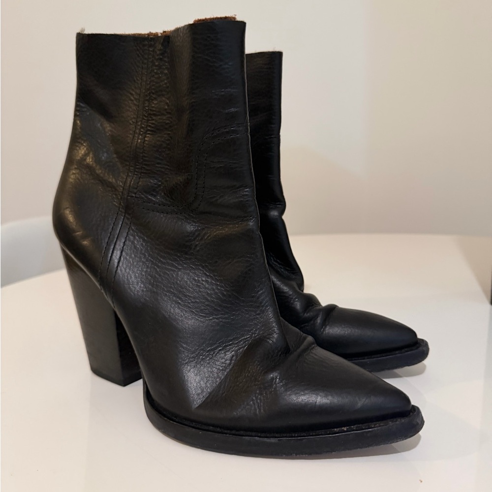 Saint Laurent Black Heeled Boots